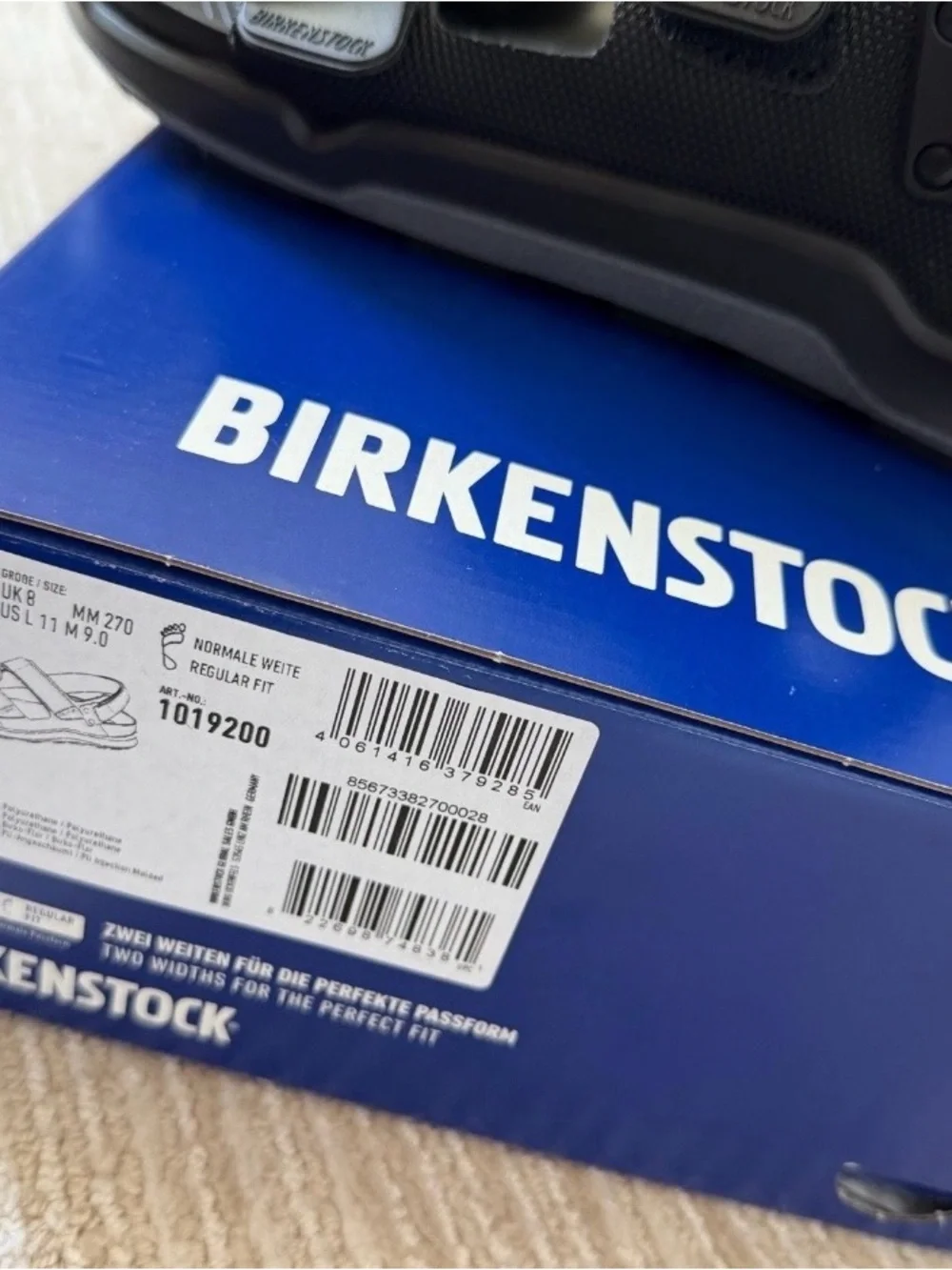Birkenstock Men’s Black Sandals – Size 9–9.5 (Brand New in Box)